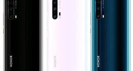 荣耀20 Pro三色渲染图曝光：后置潜望式镜头+3D ToF镜头