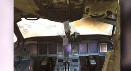 俄航内部图曝光 降落前就已燃烧