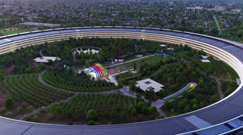 苹果新总部航拍4_500