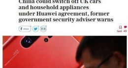 英国高官呼吁别带手机去中国 遭英国网友反驳