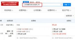 A站法定代表人及主要人员发生变更