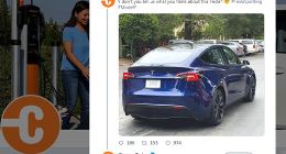 特斯拉Model Y首次被目睹上路 预计明年晚些时候开始量产