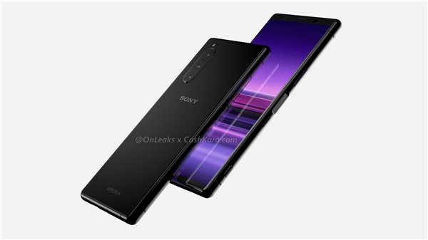 索尼Xperia 2渲染图首曝:后置三摄移到左上角