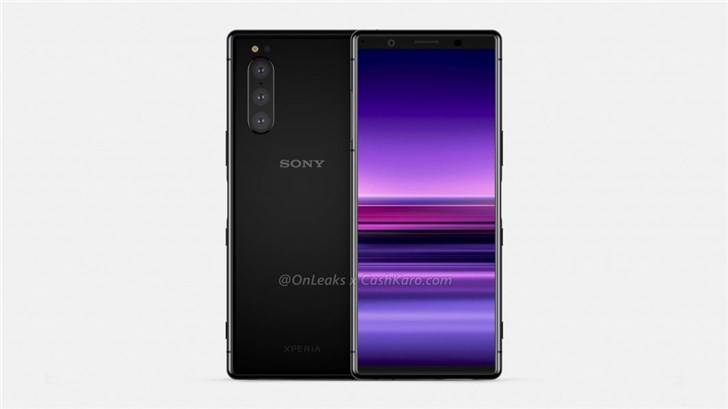 索尼Xperia 2渲染图首曝:后置三摄移到左上角