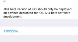苹果iOS 12.4 Beta 1开发者预览版更新推送