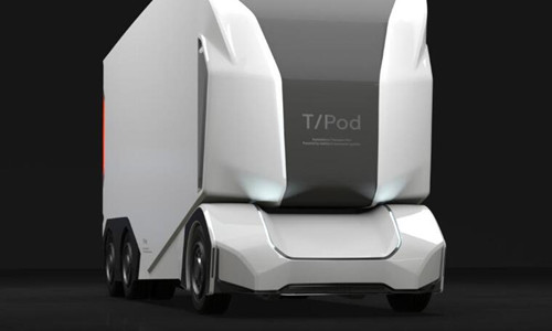 Einride T-Pod电动自动驾驶卡车_500