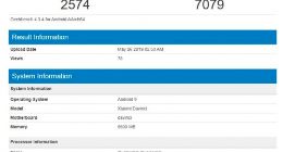 小米新机曝光：代号“Davinci” 单核跑分达2574分