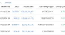 比特币创下新高 比特币价格一度高达8905美元