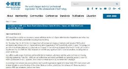 IEEE声明承认限制华为人参与论文审稿 学术界提出抗议