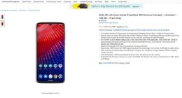 摩托罗拉新机Moto Z4亚马逊意外上架：售价499.99美元