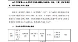 华大基因：华大控股质押190.8万股用于融资