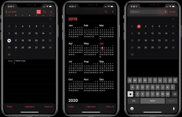 iOS13“黑暗模式 ”打开之后就长这样！刘海消失