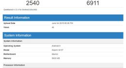 骁龙730加持！小米9T现身GeekBench：6月12日登陆海外市场