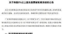 领益智造：持股5%以上股东汪南东所持部分股票被轮候冻结