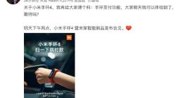小米手环4支持支付功能