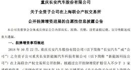 长安汽车公布旗下新能源科技公司公开挂牌增资进展