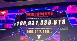 京东618战报：累计下单金额已超过1800亿