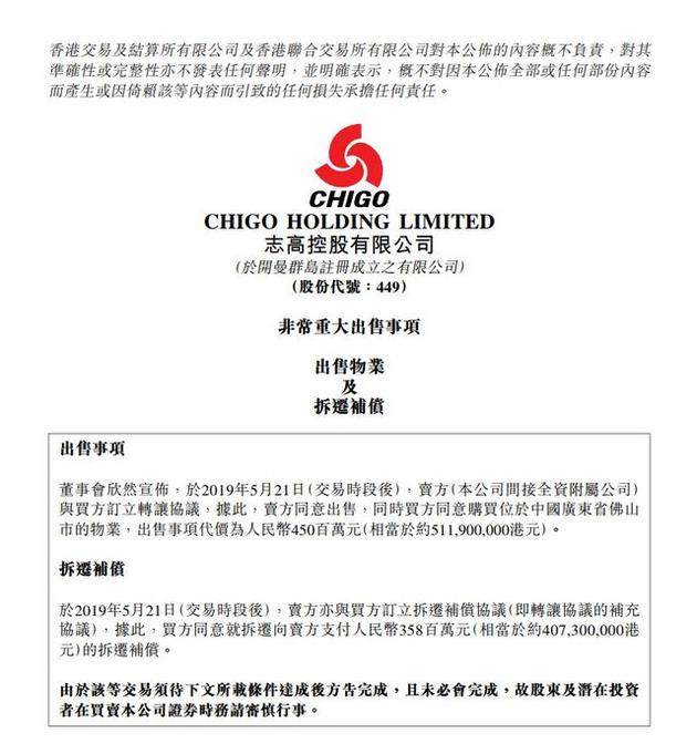 出售公告