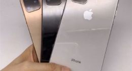 2019款新iPhone机模曝光：依旧那三款配色 难有渐变机身