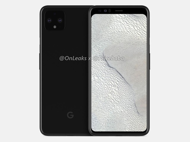 谷歌Pixel 4 XL最新渲染图曝光 正面设计确认 