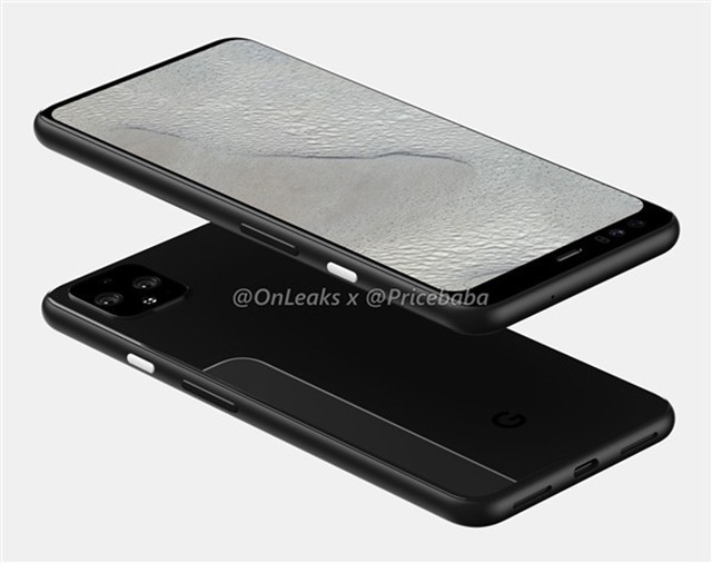 谷歌Pixel 4 XL最新渲染图曝光 正面设计确认 