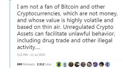 特朗普炮轰比特币等加密货币 要求FB必须接受银行业监管
