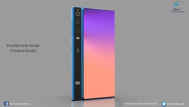 999美元？小米Mix Fold折叠屏新机渲染图曝光 