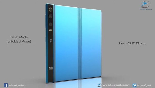 999美元？小米Mix Fold折叠屏新机渲染图曝光 
