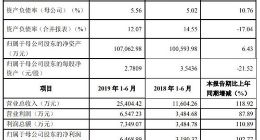 科创板｜睿创微纳上半年实现营收2.54亿元 同比增长118.9%