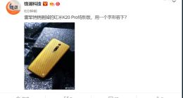 Redmi K20 Pro特别版背照曝光