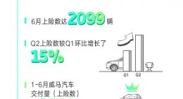 威马上半年上险8536辆 超1.3万用户已提车上险