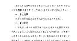 传音控股通过科创板上市委审议会议