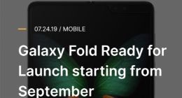 三星宣布已修复Galaxy Fold 9月重生上架