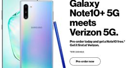 三星Galaxy Note 10+ 5G版外观曝光