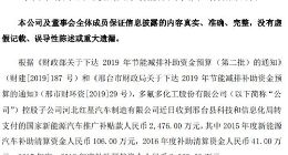 多氟多控股子公司收到新能源汽车推广补贴2476万元
