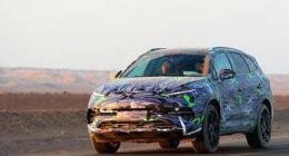 腾势Concept X量产版谍照曝光 纯电动版综合续航达500km