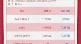 小米816米粉节到来！精彩优惠活动底价清单一览