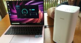 华为5G智能家生活品鉴 华为5GCPEPro室内实测接近1Gbps