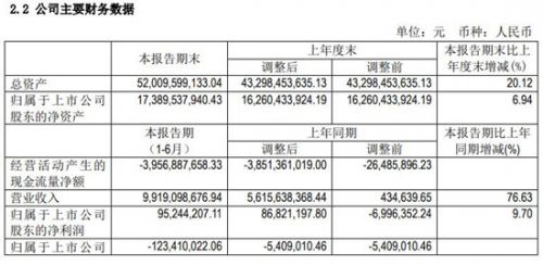 北汽蓝谷财务数据