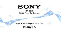 索尼将于9月5日在IFA 2019上举行发布会 有望发布大量新品