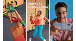 三星Galaxy A90 5G海报曝光：水滴全面屏+后置三摄