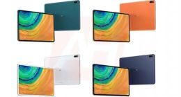 华为MatePad Pro全配色渲染图曝光：四款配色加持，橙色亮眼