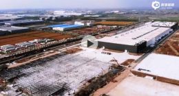 特斯拉上海工厂搭建过程曝光 周产量达3000辆