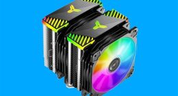 乔思伯推出全新双叠层CPU风冷散热器：双风扇加持 光效酷炫