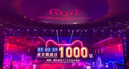 1小时03分59秒！2019天猫双11破1000亿