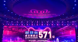 17分06秒超2014年全天！天猫双11成交总额破571亿