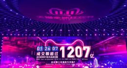 2019天猫双11交易额1小时26分7秒超1207亿元 超2016年全天成交额