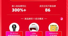2525个海外品牌首次参加天猫双11，86个成交过百万