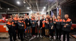 张勇夜访“四通一达”：纪录再大也需靠大协作完成