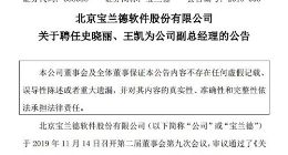 科创板｜宝兰德两销售总监晋升副总经理 共持有126万股公司股票